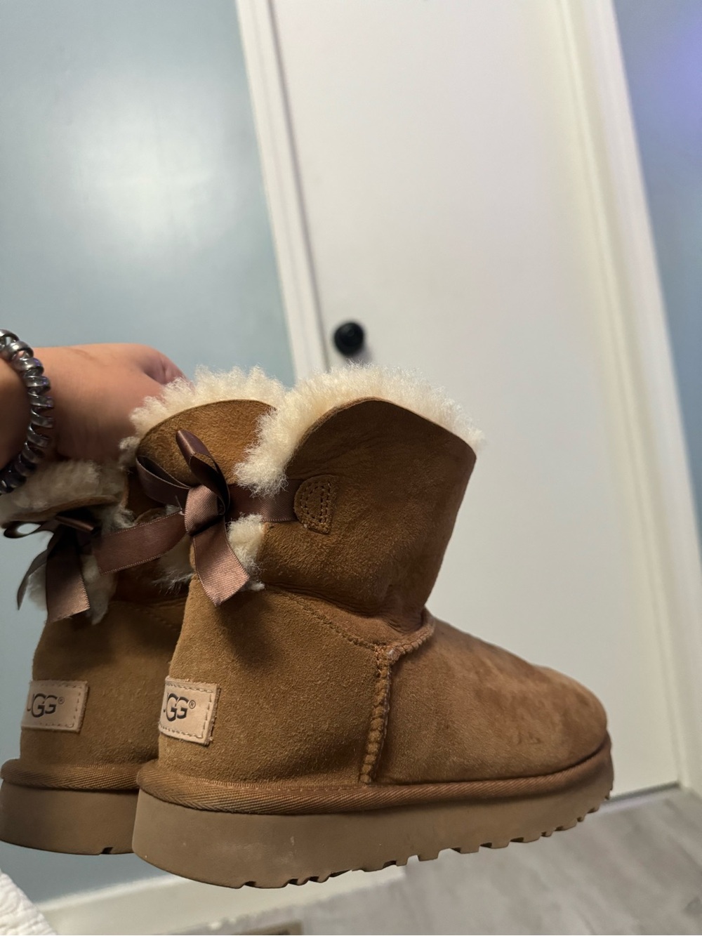 UGG Chestnut Bailey Bow